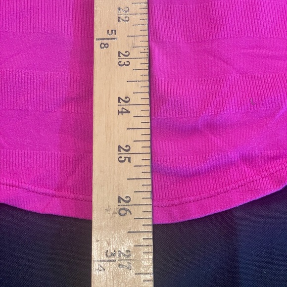 Lululemon Paris Pink Racerback Striped Rib. W1940S Size 4 - Picture 10 of 15